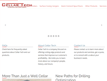 Tablet Screenshot of cellartech.com